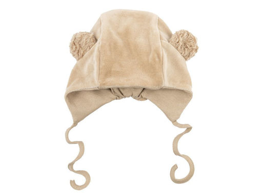 Cappello Teddy a Costine Wooly Organic - Neonati