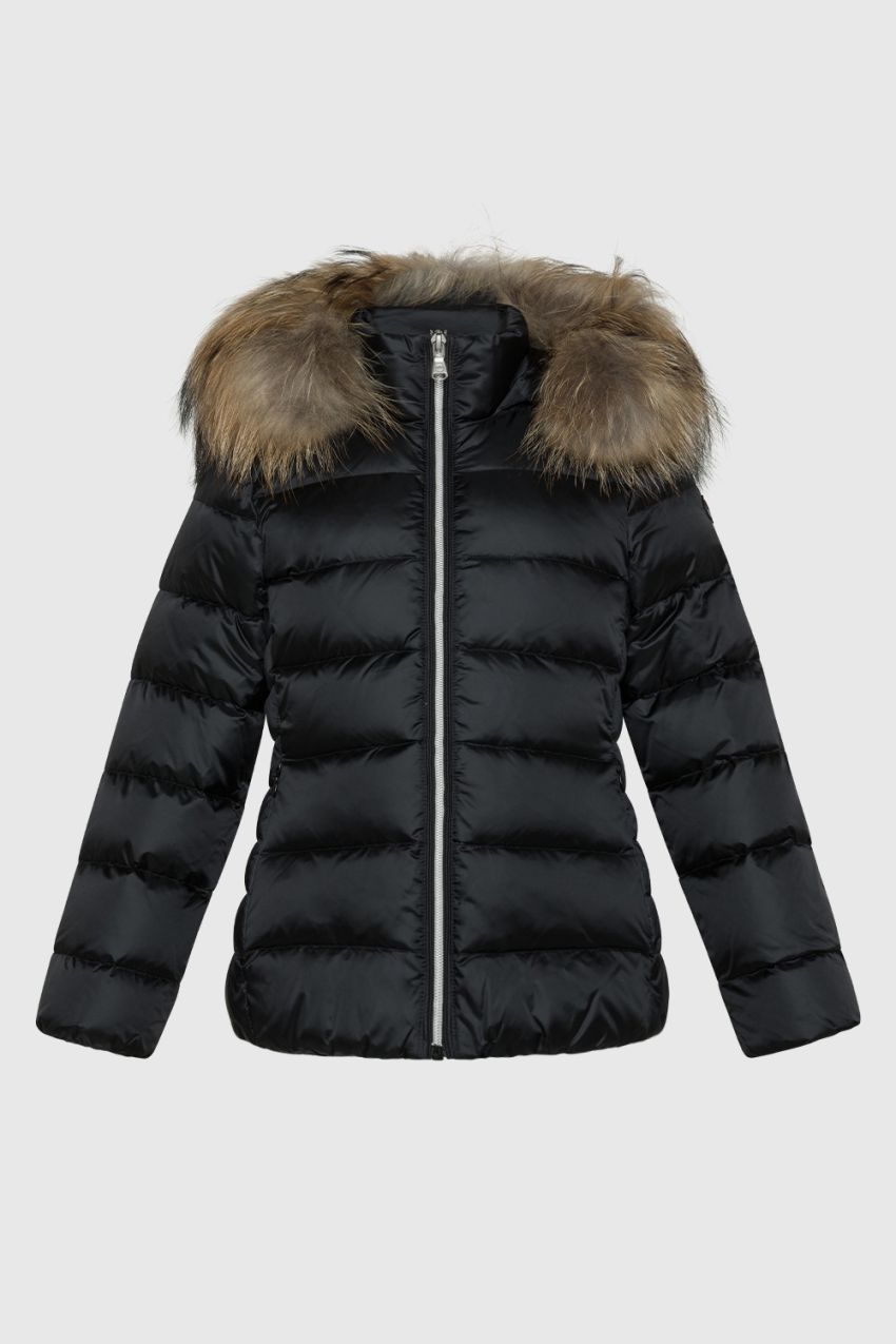 AMY FUR/G GIUBBINO RAGAZZA CON PELLICCIA AL CAPPUCCIO