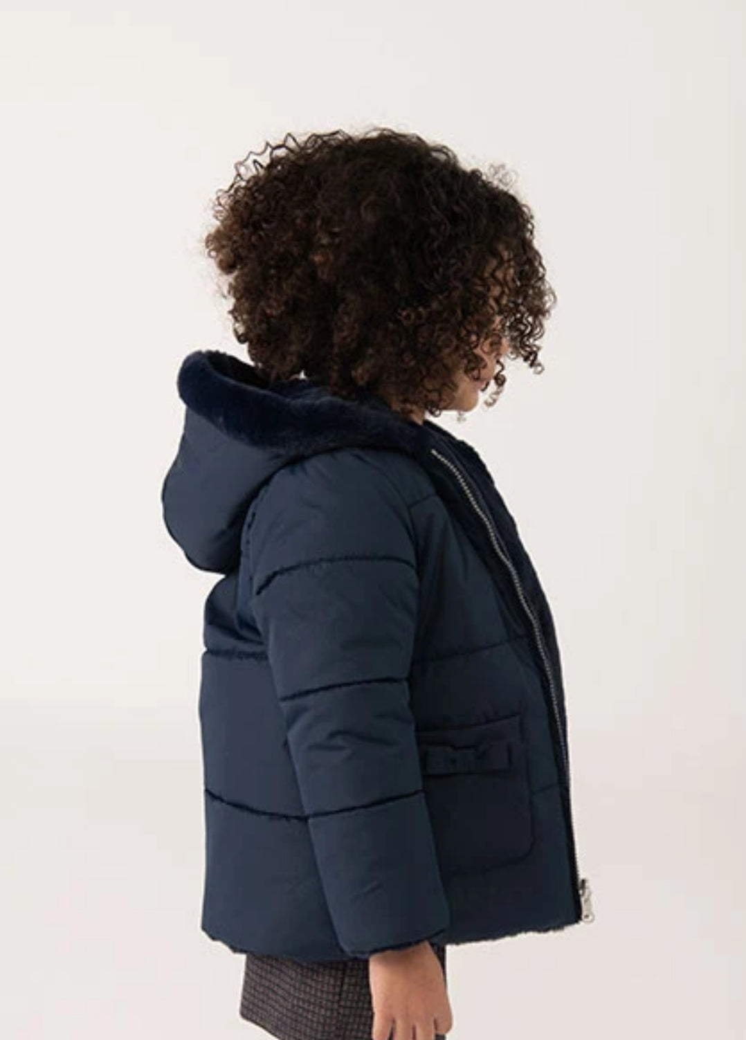 Parka reversibile per bimba