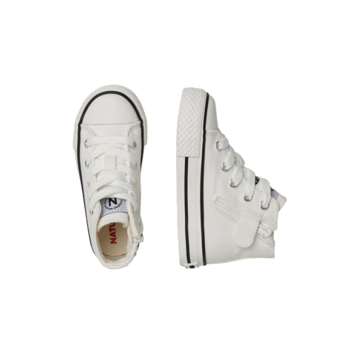 Scarpe Naturino Ylfas. Canvas Delave' White - Bambini