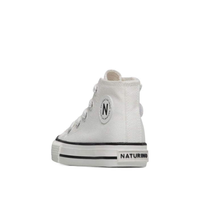 Scarpe Naturino Ylfas. Canvas Delave' White - Bambini
