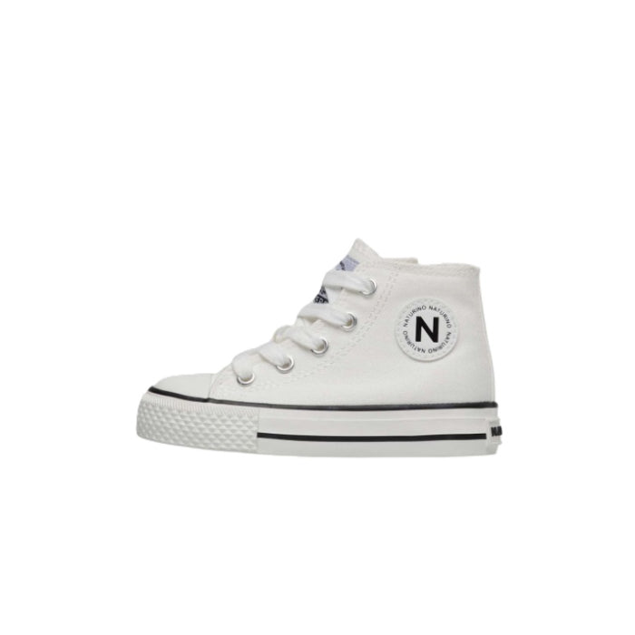 Scarpe Naturino Ylfas. Canvas Delave' White - Bambini