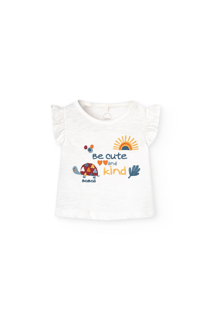 Set per Bimba Completo 2 Pezzi Leggings Corto e T-shirt Boboli