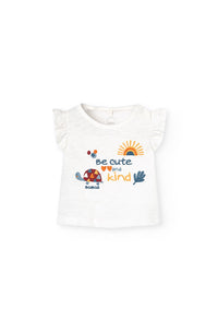 Set per Bimba Completo 2 Pezzi Leggings Corto e T-shirt Boboli