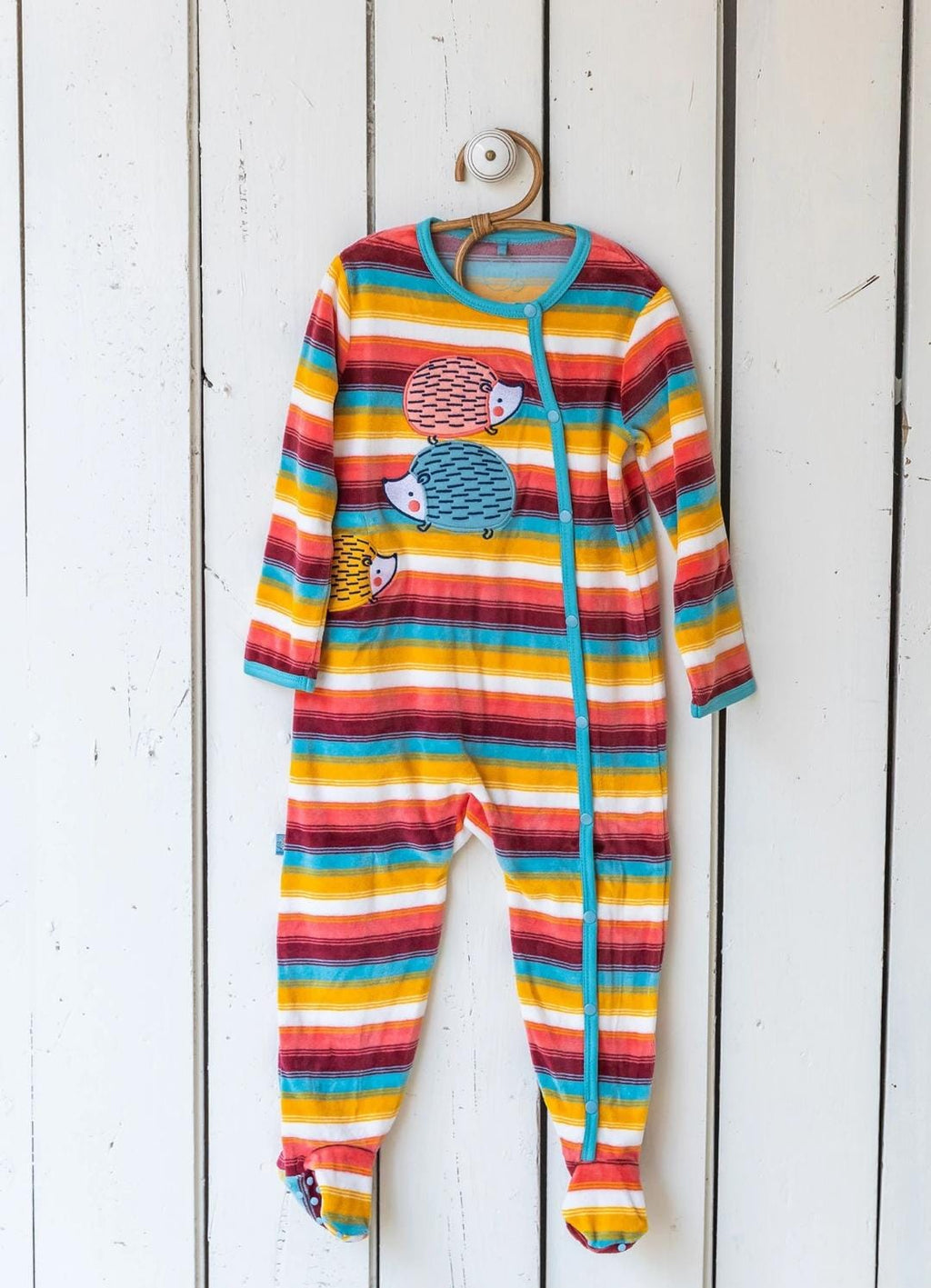 Tutina ciniglia a righe per neonati -BCI