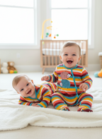 Tutina ciniglia a righe per neonati -BCI