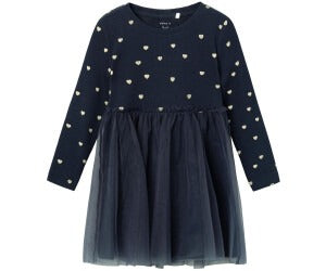 DRESS NAME-IT CON CUORI E TULLE- BAMBINA