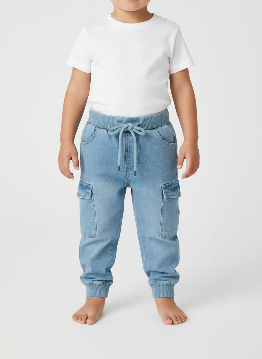 JEANS BAGGY FIT PER BAMBINI, STILE E COMFORT
