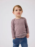 MAGLIA BIMBA MALVA  NAME IT IN MERINO