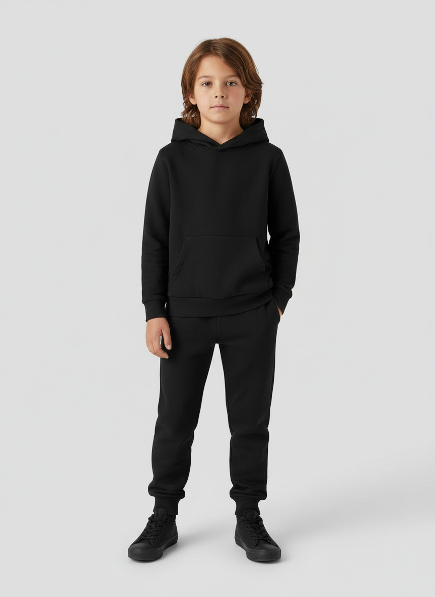 TUTA BAMBINO REGULAR FIT COMODA COTONE TREND