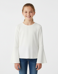 Cropped T-shirt Bambina Cotone Organico Moda Trend Name It