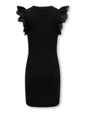 SHORT DRESS CON MANICHE A SBUFFO RICAMATE ONLY BAMBINA- RAGAZZA