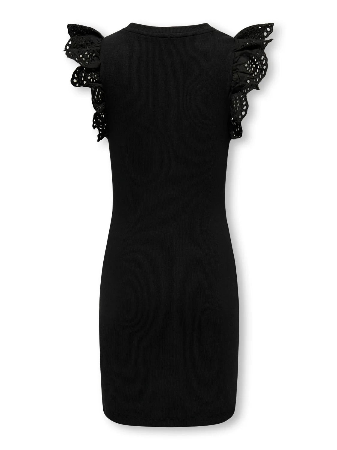 SHORT DRESS CON MANICHE A SBUFFO RICAMATE ONLY BAMBINA- RAGAZZA