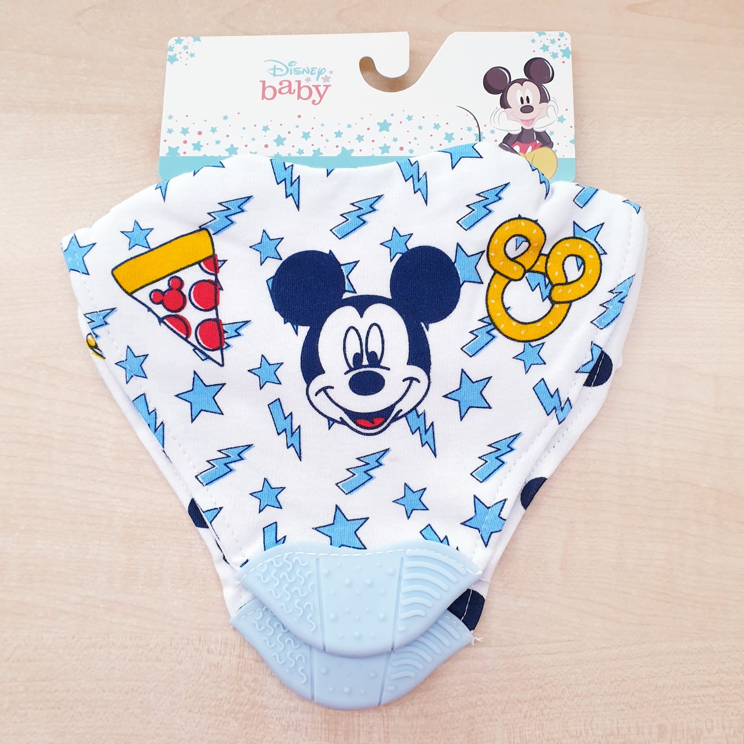 Bavaglini Plastificati con Tasca Disney Topolino Assortiti
