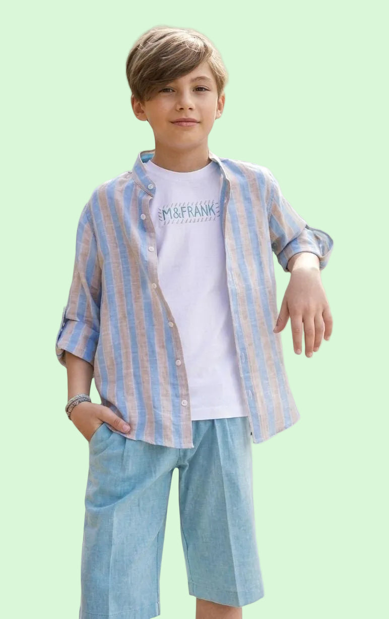 COMPLETO MANUELL & FRANK COMPOSTO DA CAMICIA + BERMUDA