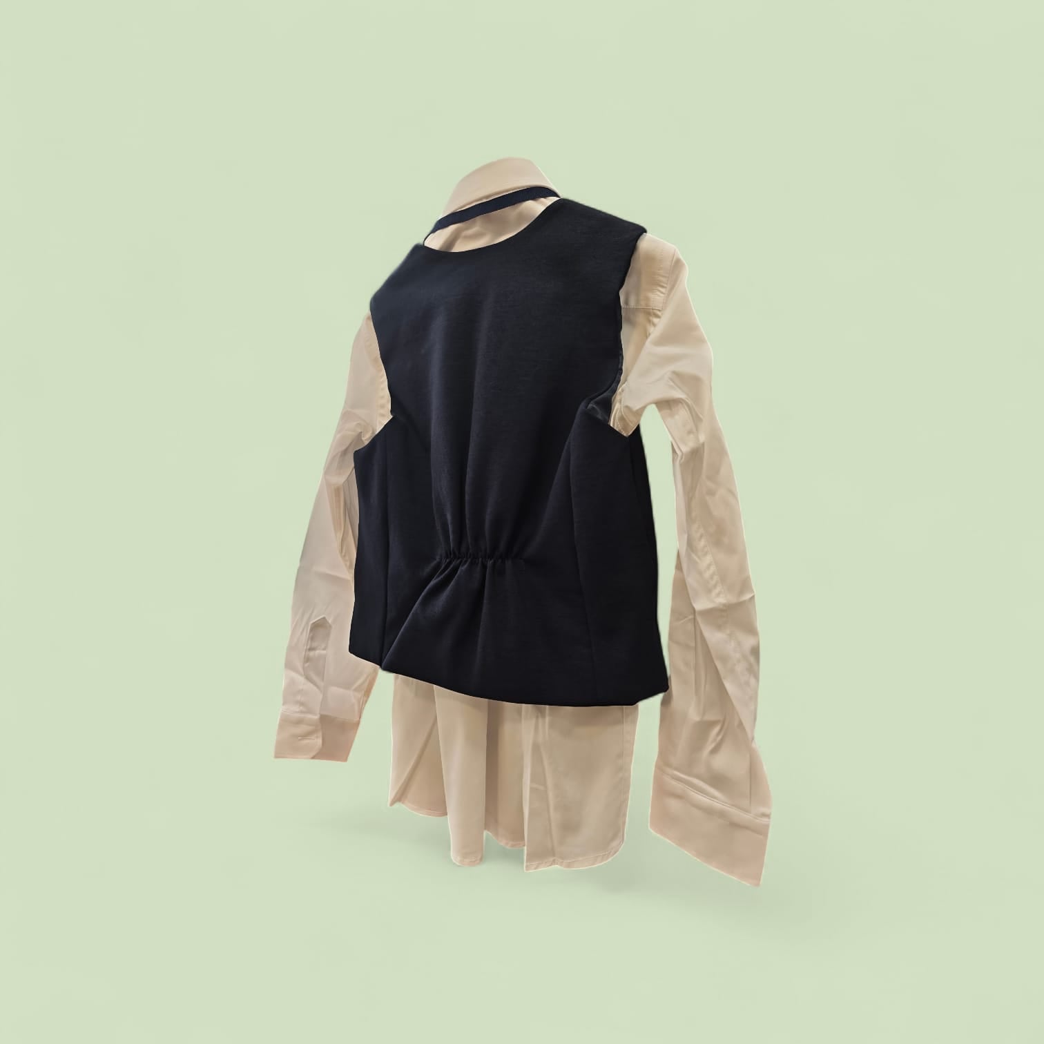 COMPLETO PUNTO MILANO COMPOSTO DA GIACCA + CAMICIA + GILET + PANTALONE + PAPILLON