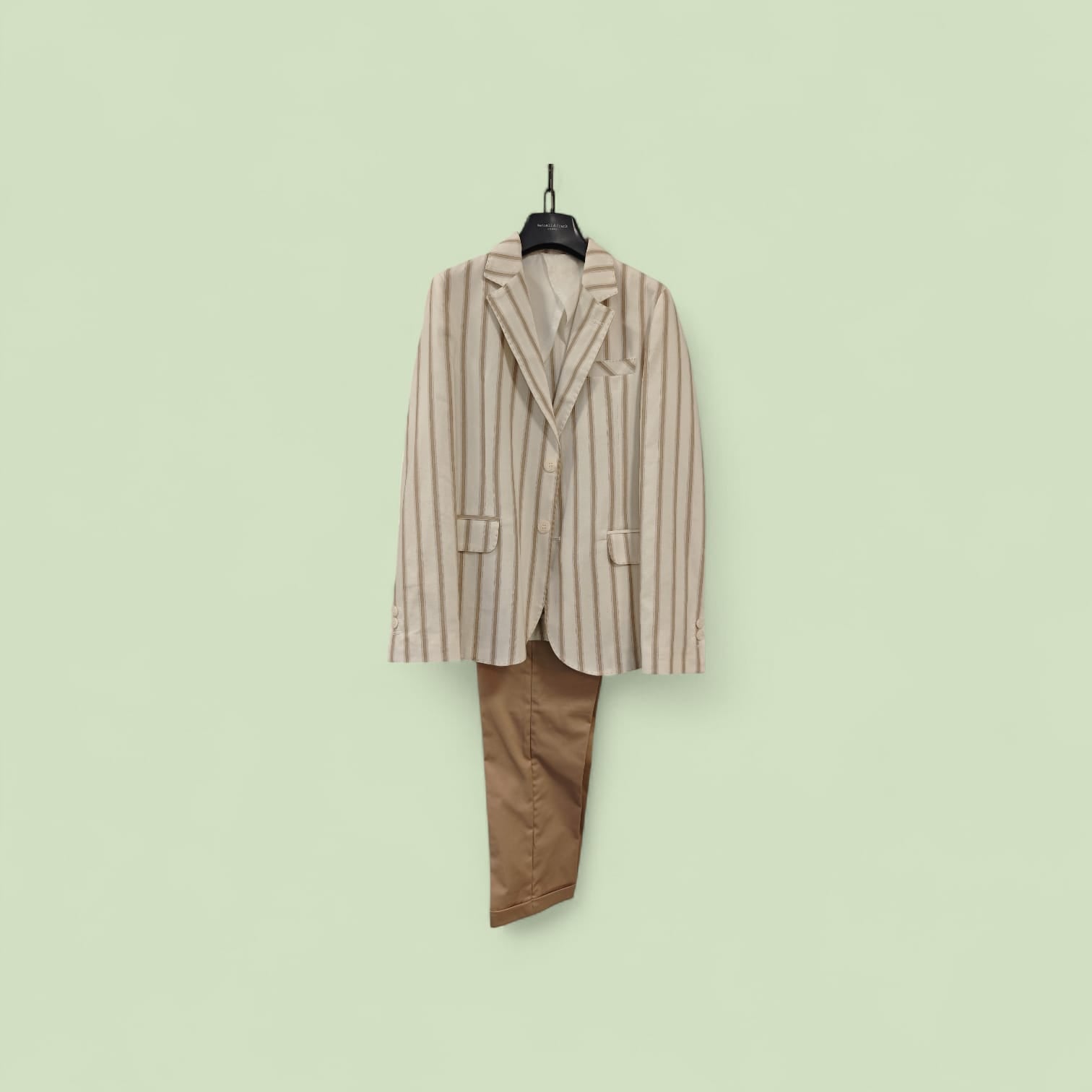 COMPLETO MANUELL & FRANK GIACCA GESSATA E PANTALONE BAMBINO-RAGAZZO