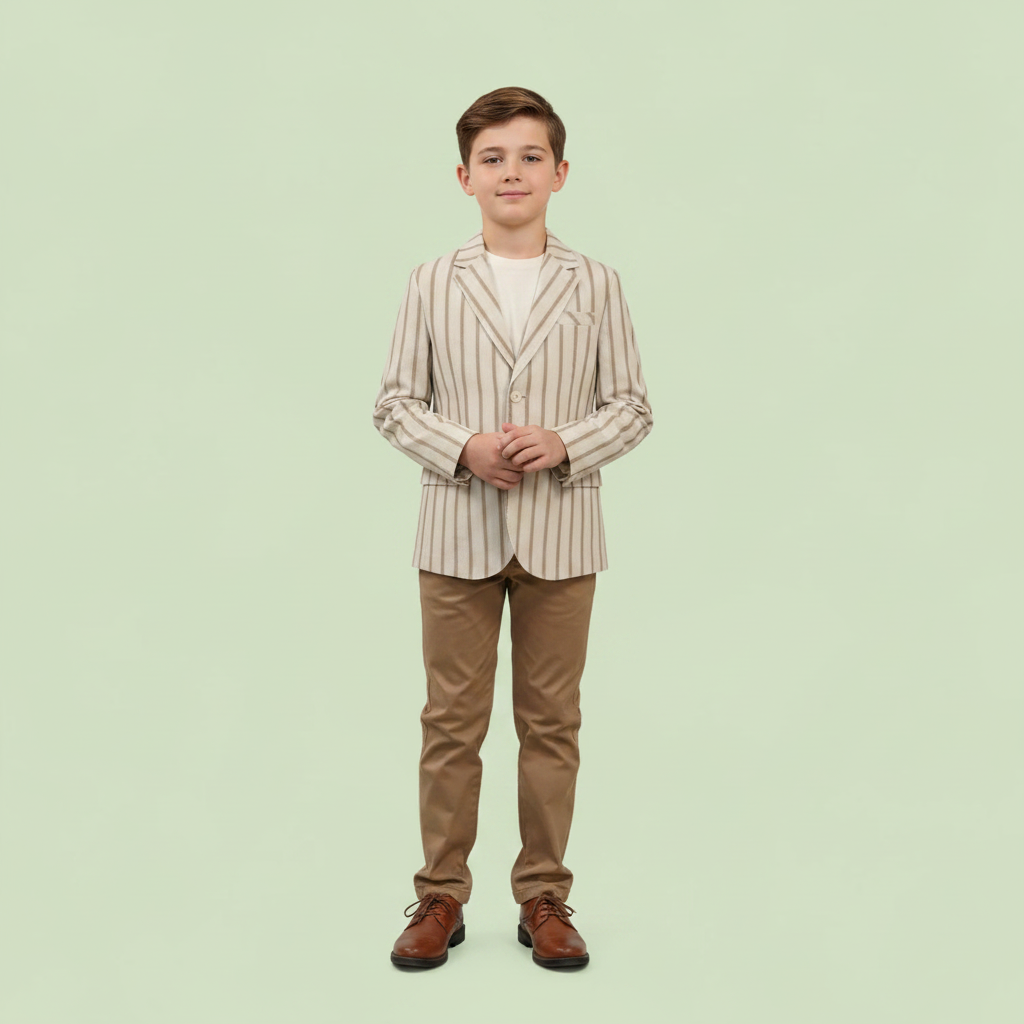 COMPLETO MANUELL & FRANK GIACCA GESSATA E PANTALONE BAMBINO-RAGAZZO