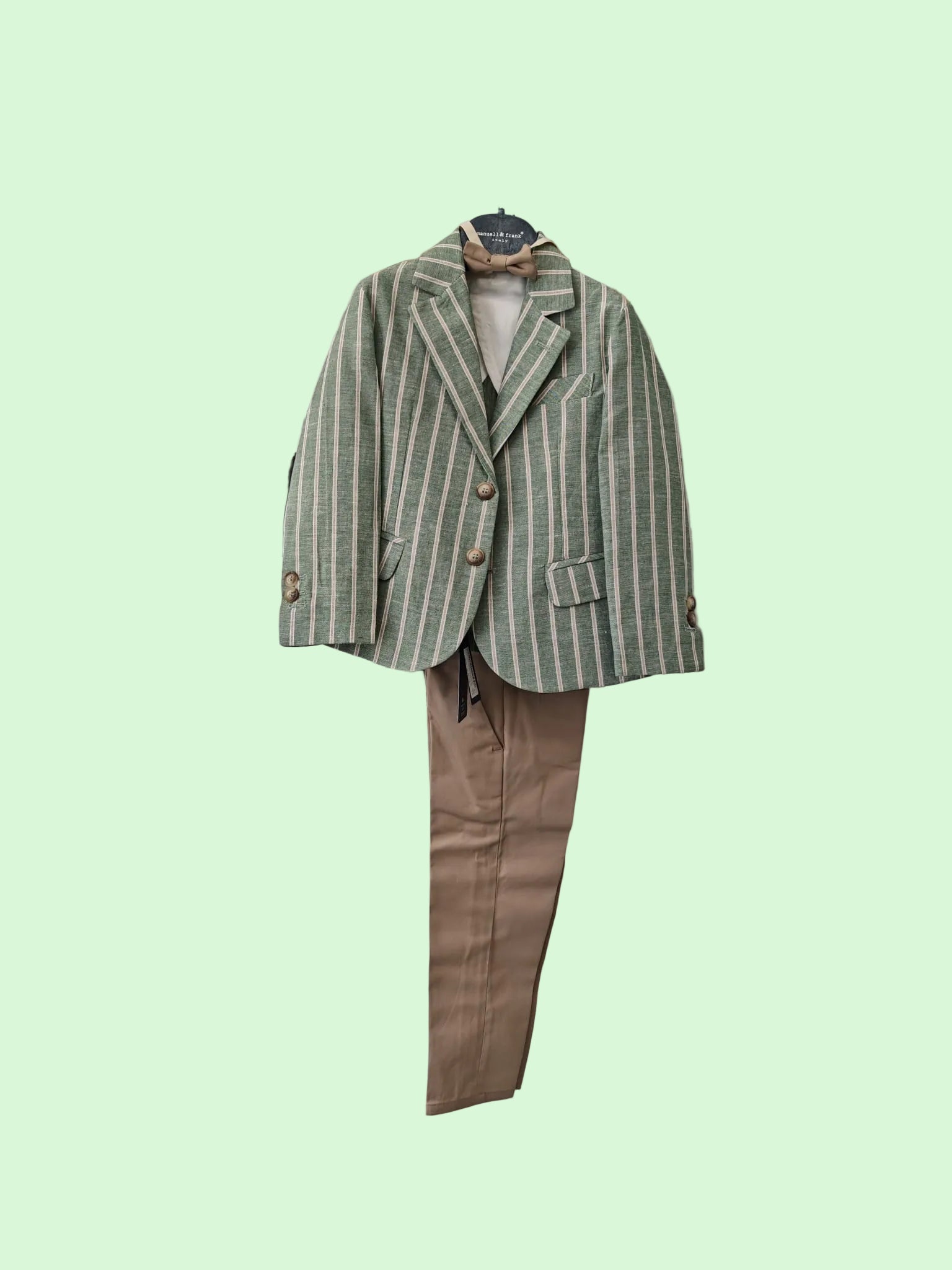 COMPLETO COMPOSTO DA GIACCA+PANTALONE+PAPILLON MANUELL & FRANK