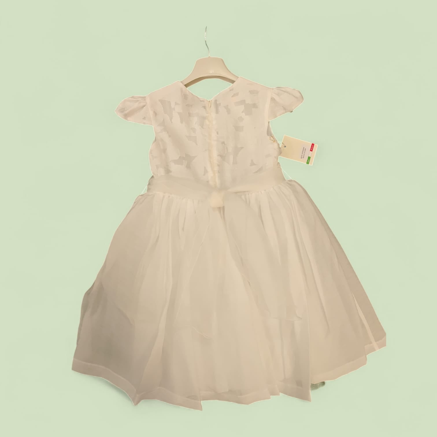 ABITO CERIMONIA CON  FASCIA IN VITA