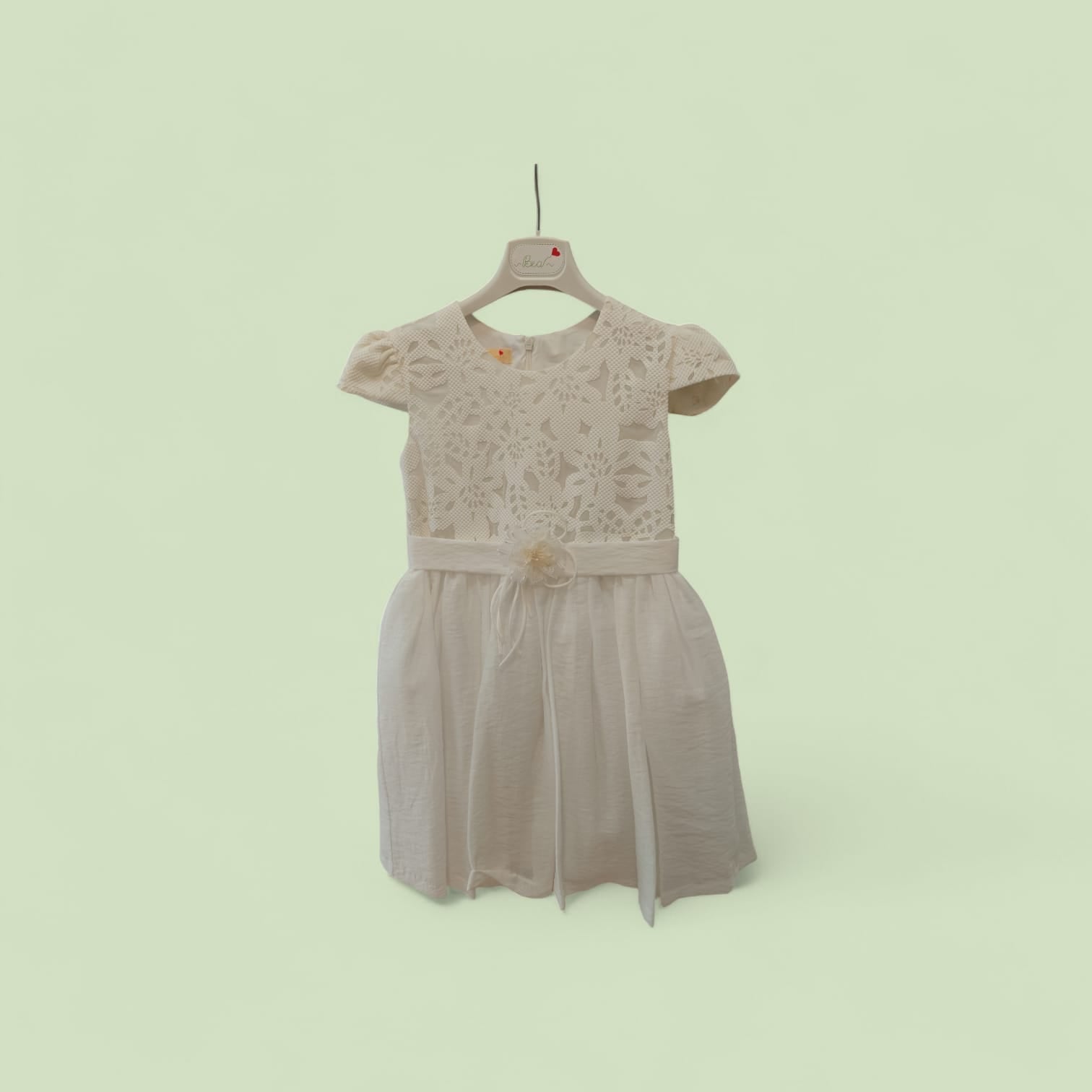 ABITO CERIMONIA CON CINTURA IN VITA