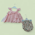 COMPLETO 2 PEZZI TOP + COULOTTE CORREDINO