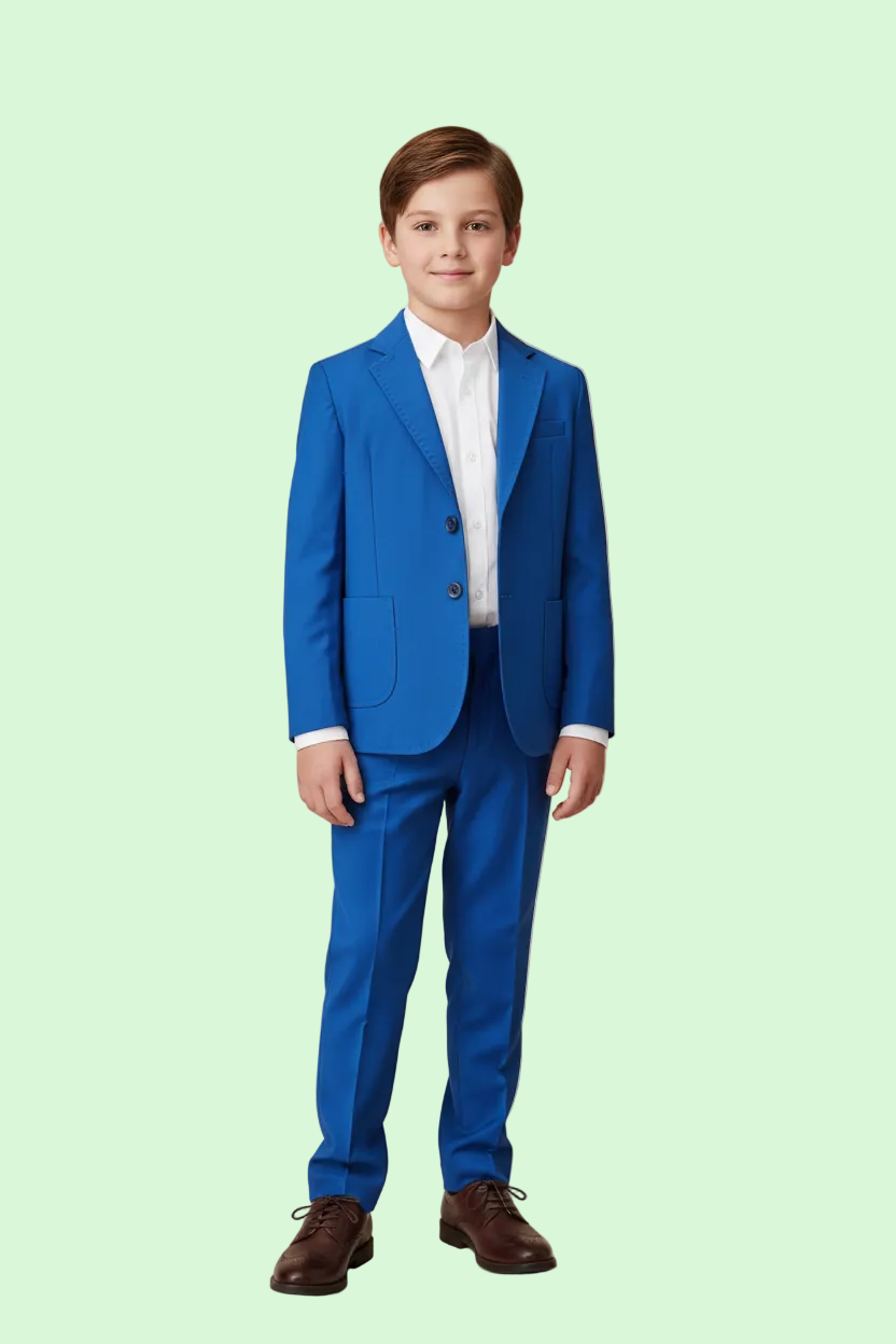 COMPLETO MANUELL & FRANK COMPOSTO DA GIACCA E PANTALONE ROYAL