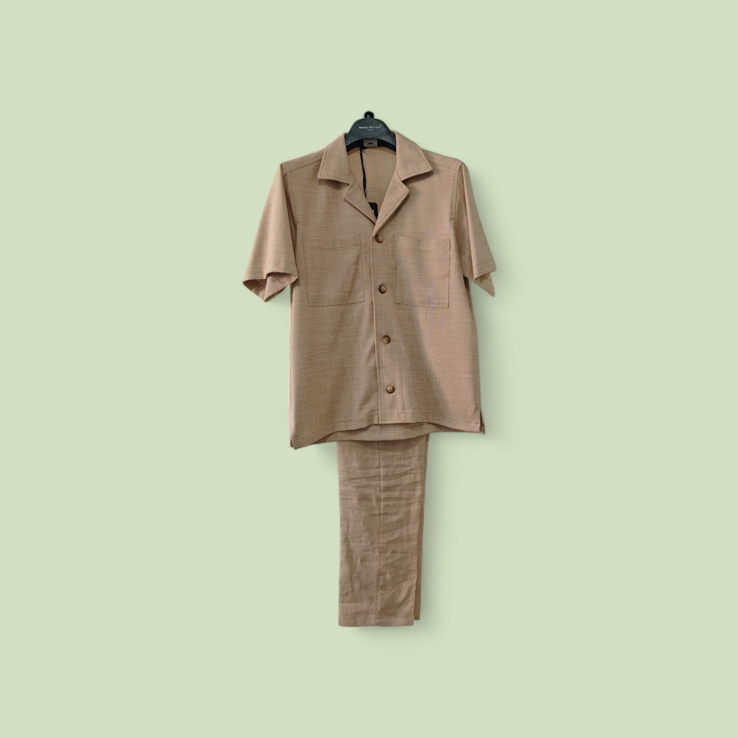 COMPLETO MANUELL & FRANK GIACCA-CAMICIA MANICHE CORTE E PANTALONE RAGAZZO