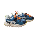 YAMANO 3 JUNIOR. E-CALF/NYLON NAVY-CELESTE-BLUE