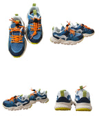 YAMANO 3 JUNIOR. E-CALF/NYLON NAVY-CELESTE-BLUE