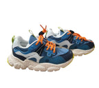 YAMANO 3 JUNIOR. E-CALF/NYLON NAVY-CELESTE-BLUE