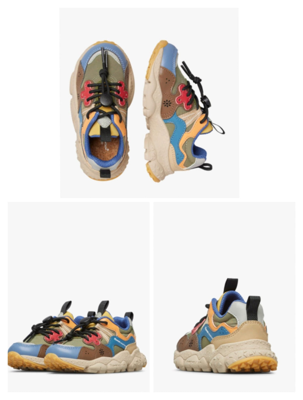 FLOWER MOUNTAIN YAMANO 3 JUNIOR MISTRAL BLUE-OLIVE-MUD