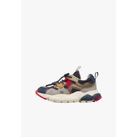 Sneakers Bambino e Ragazzo Yamano 3 Blu Grigio Marrone Flower Mountain