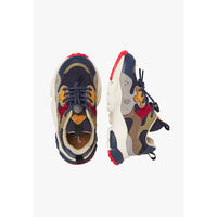 Sneakers Bambino e Ragazzo Yamano 3 Blu Grigio Marrone Flower Mountain