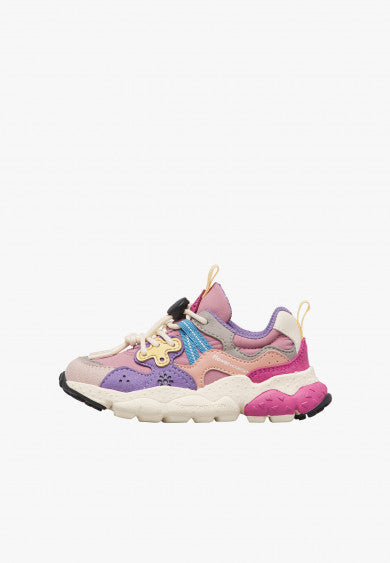 Sneakers Bambina e Ragazza Yamano 3 Rosa Fucsia Viola Flower Mountain