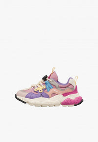 Sneakers Bambina e Ragazza Yamano 3 Rosa Fucsia Viola Flower Mountain