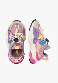 Sneakers Bambina e Ragazza Yamano 3 Rosa Fucsia Viola Flower Mountain