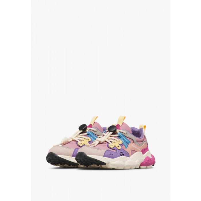 Sneakers Bambina e Ragazza Yamano 3 Rosa Fucsia Viola Flower Mountain
