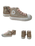 NATURINO YLFAS. GLITTER/GLITTER FABRIC PLATINUM-CIPRIA