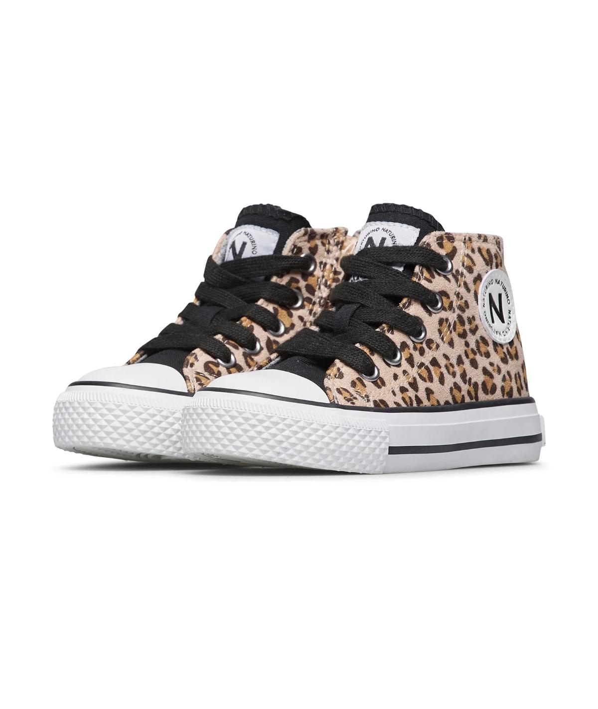 Sneakers Alte Bambina e Ragazza Ylfas Leopardate Naturino