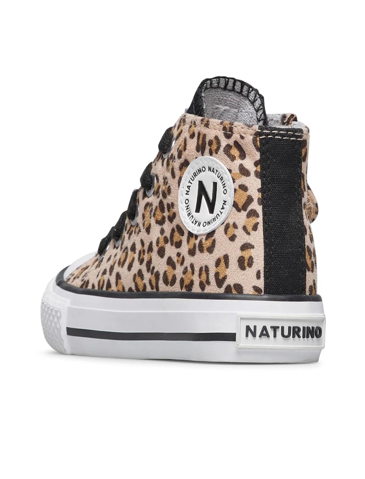 Sneakers Alte Bambina e Ragazza Ylfas Leopardate Naturino