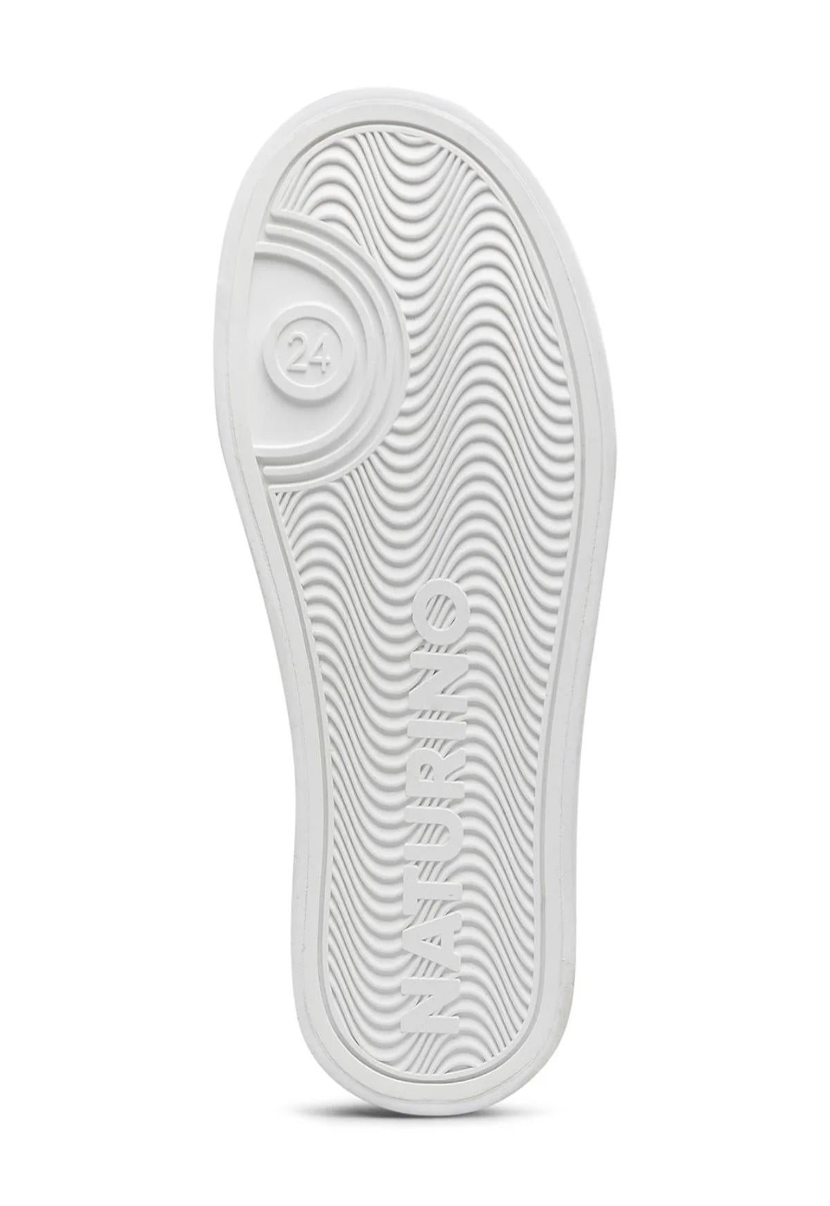 Sneakers Alte Bambina Ylfas Paillettes Platino Naturino