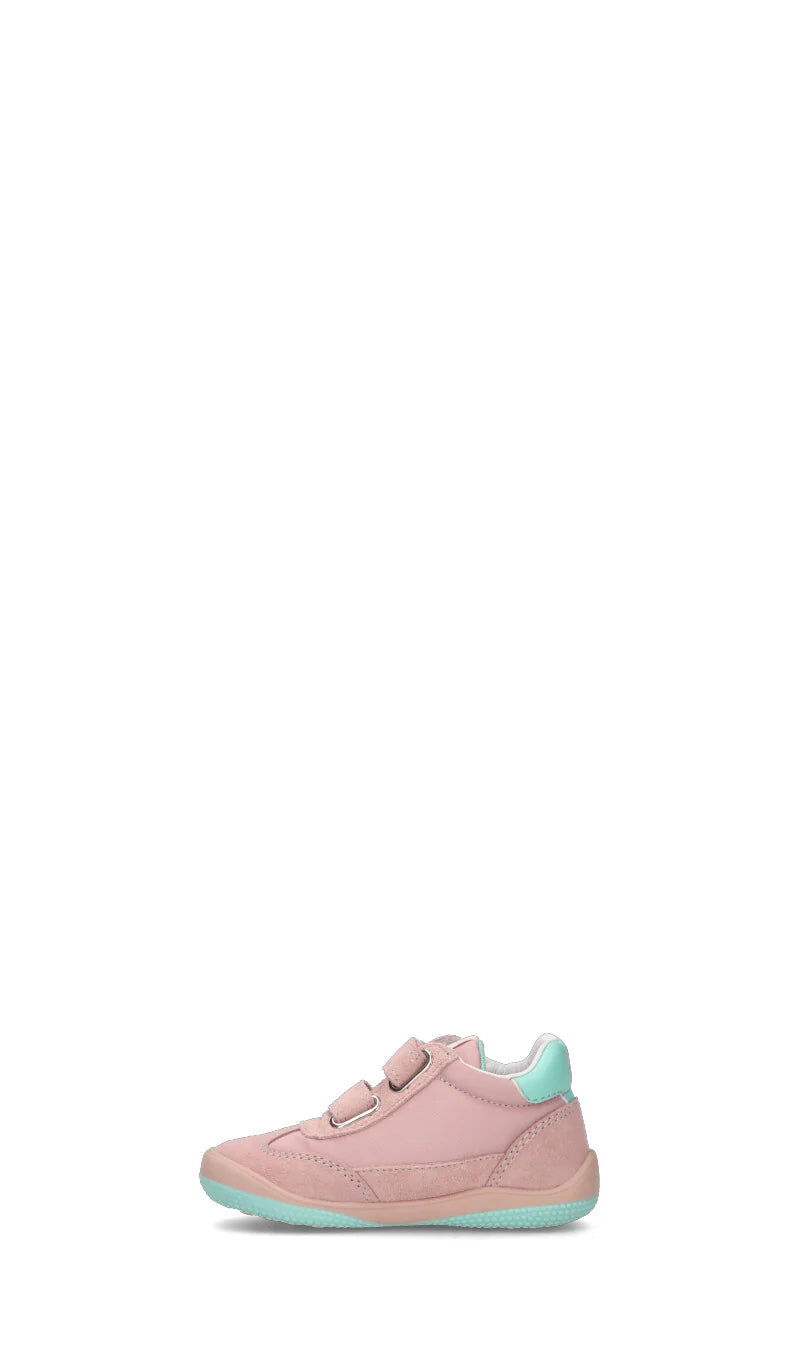 Scarpe Naturino Go Vl. Suede/nylon Pink-capri Sole Pink - Neonata