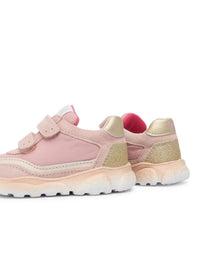 Sneakers Bambina Amantea 2 Glitter Cipria Platino Falcotto