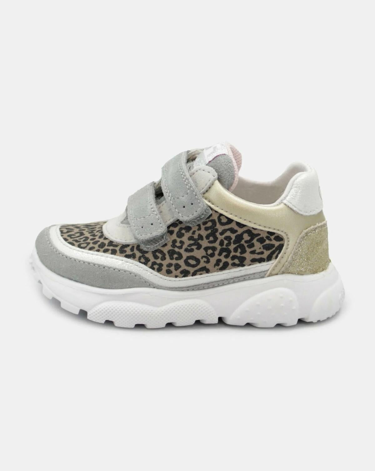 Sneakers Bambina Amantea 2 Leopardate Grigio Nero Falcotto