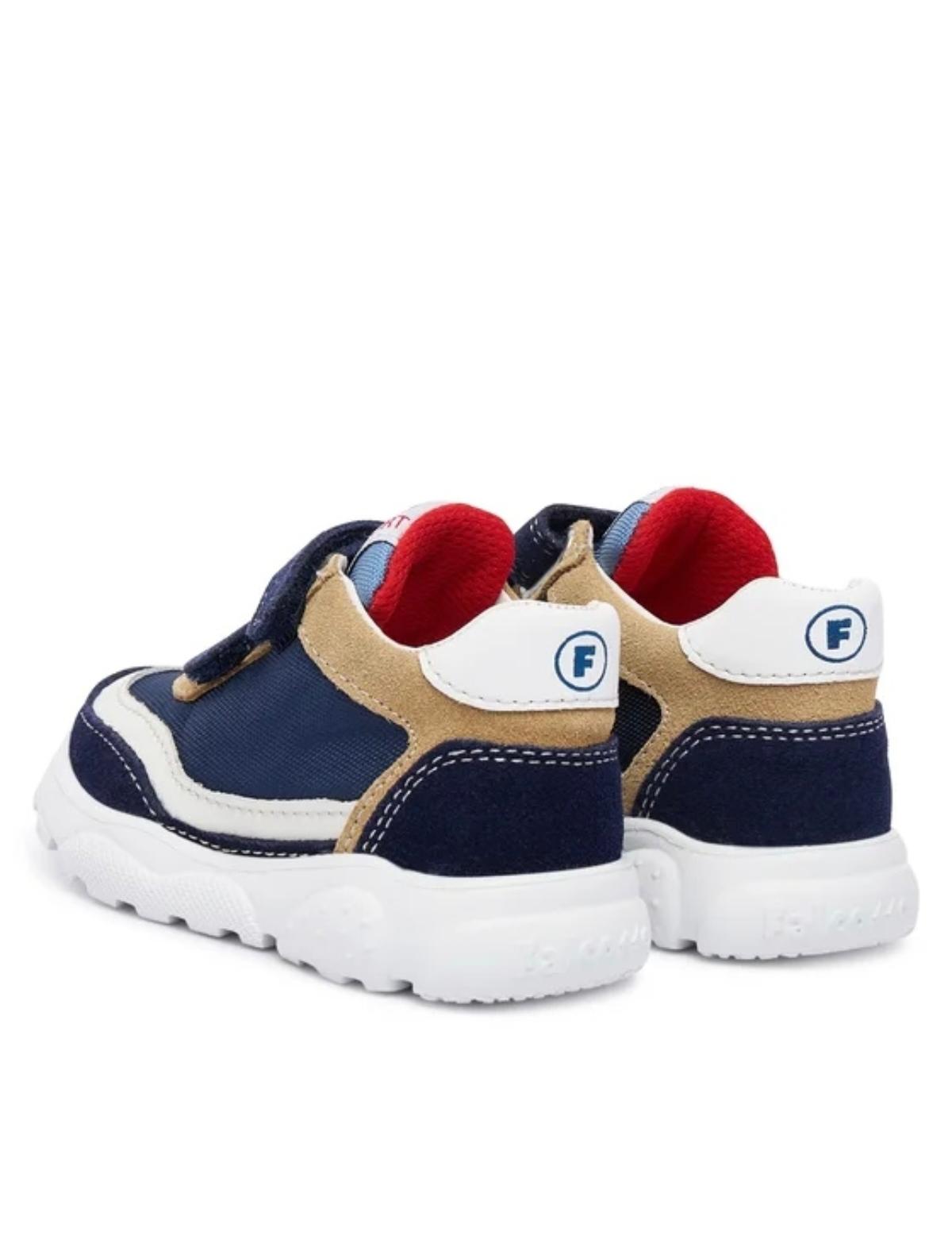 Sneakers Bambino Amantea 2 con Strappi Blu Navy Falcotto
