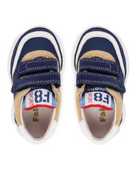 Sneakers Bambino Amantea 2 con Strappi Blu Navy Falcotto