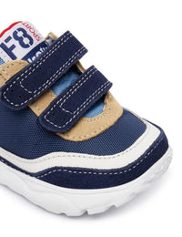Sneakers Bambino Amantea 2 con Strappi Blu Navy Falcotto