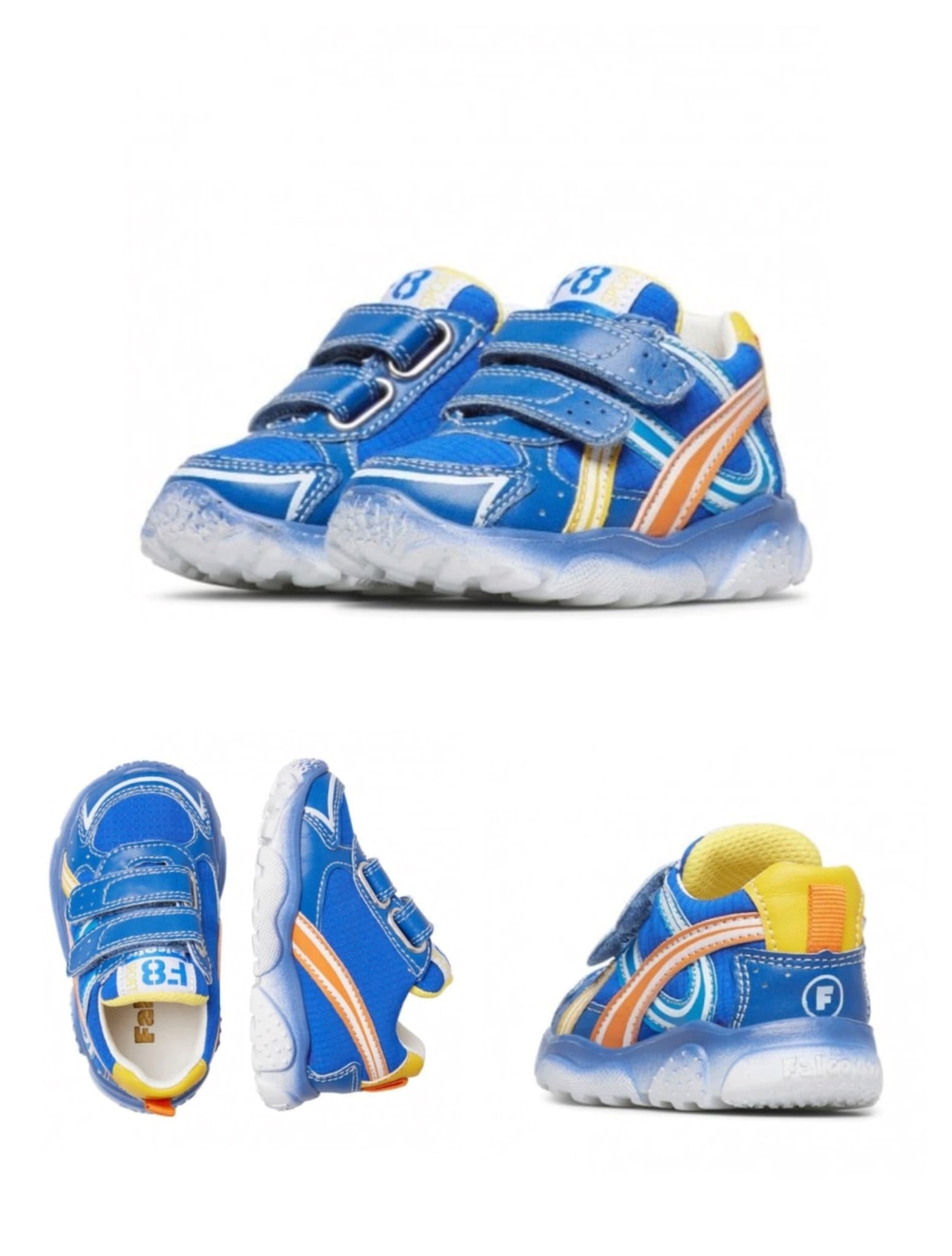 FALCOTTO ASTRID AZURE-ORANGE-YELLOW