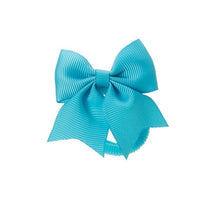 Elastici per Capelli con Piccolo Fiocco in Grosgrain Siena